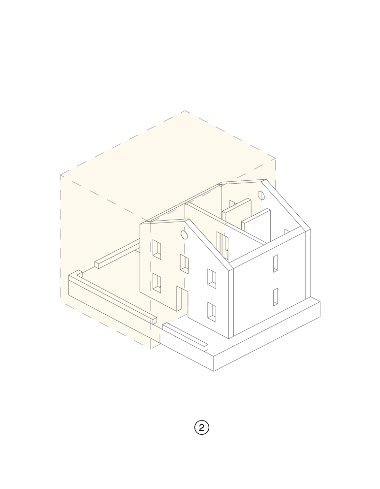 stage 2, extruding built volume